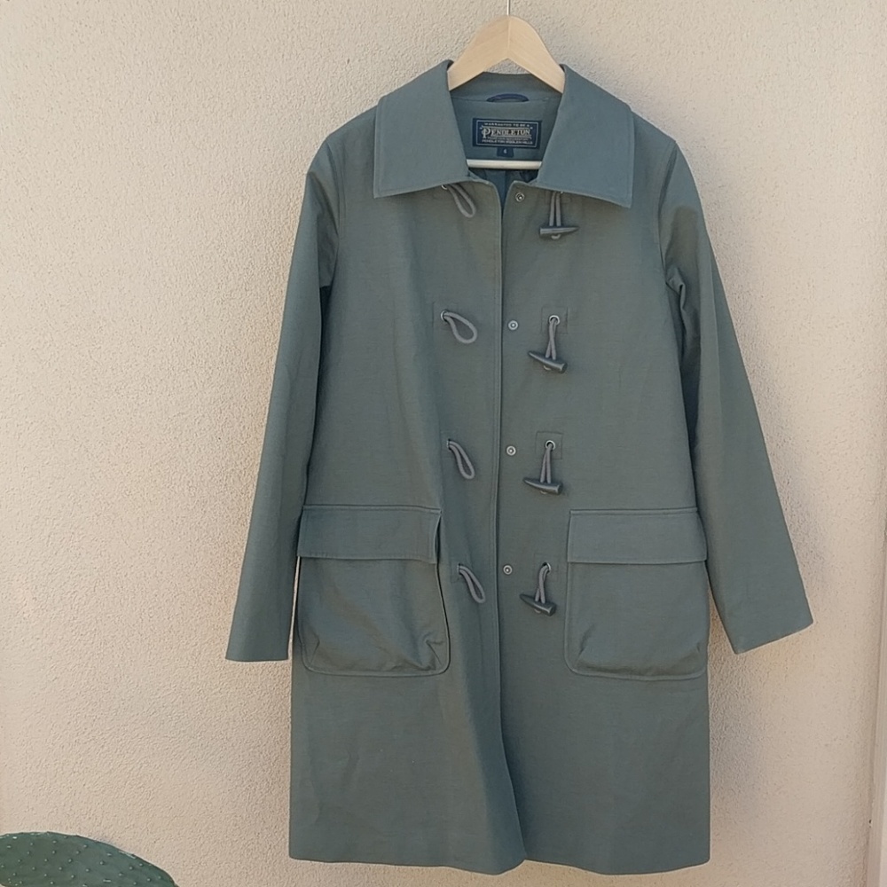 Pendleton Anorak/Coat - Olive Green - Sz 6